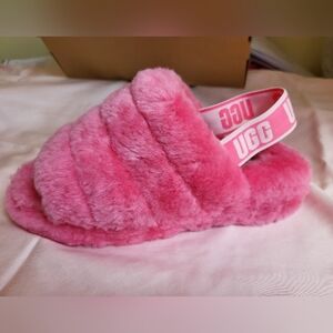 UGG Pink Fluff Yeah Slide